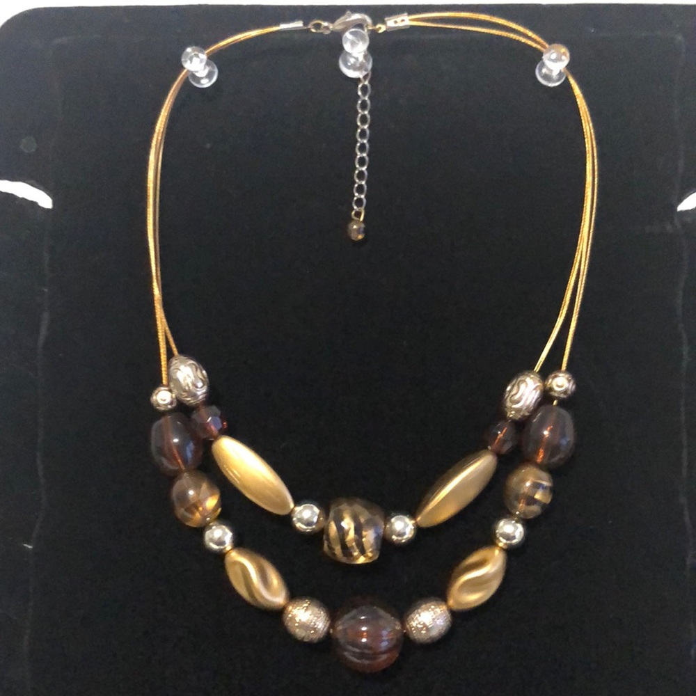 Gold Tone Fashion Necklace